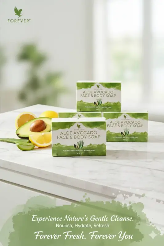 Forever Aloe Avocado Face & Body Soap