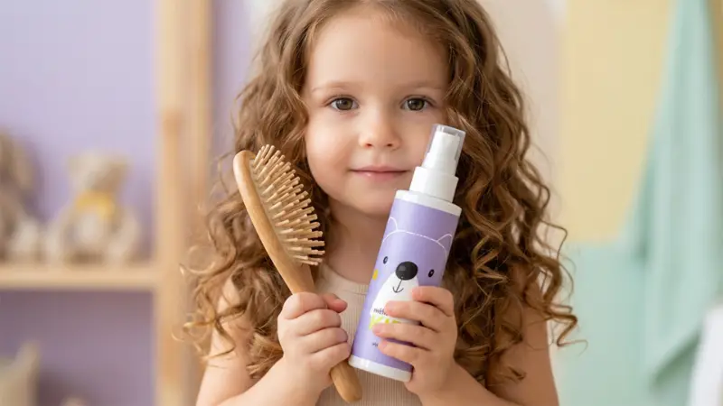 Spray capillaire pour les enfants