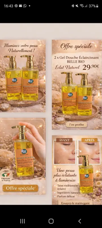 Gel Douche Éclaircissant