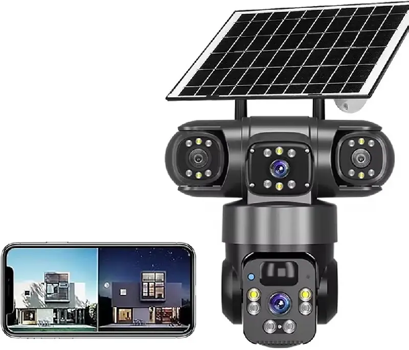Whychstore Caméra solaire sans fil intelligent