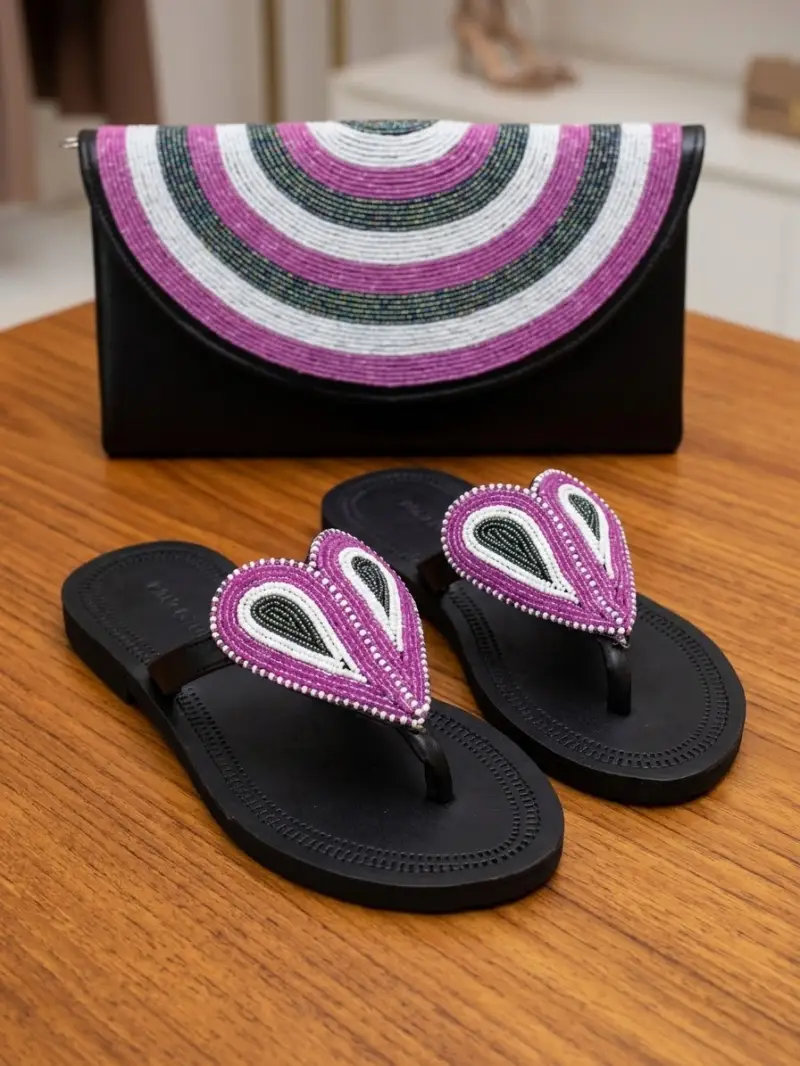 Sandales et pochette 