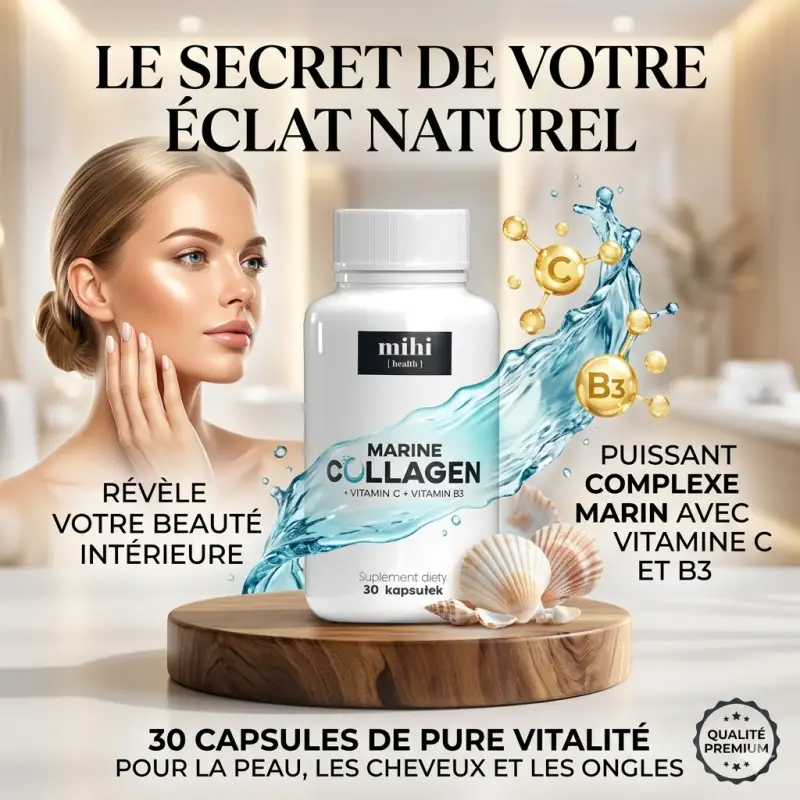 Collagène marin + Vitamine C + Vitamine B3