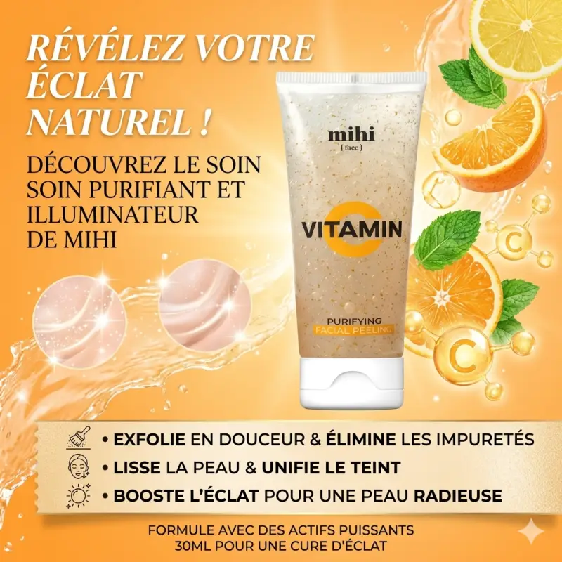 Vitamin C. Peeling purifiant pour le visage