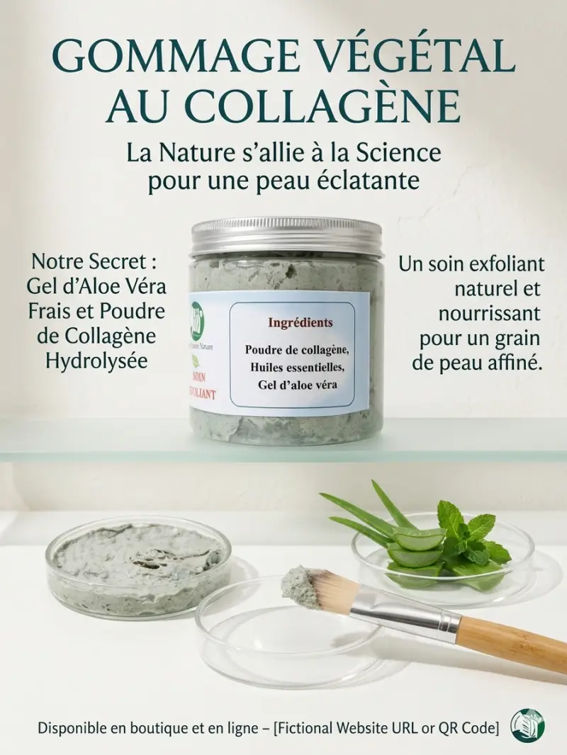Gommage Végétal au Collagène