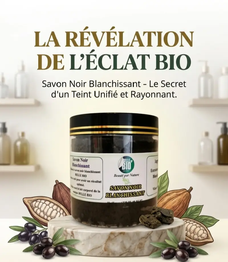 Savon Noir Blanchissant