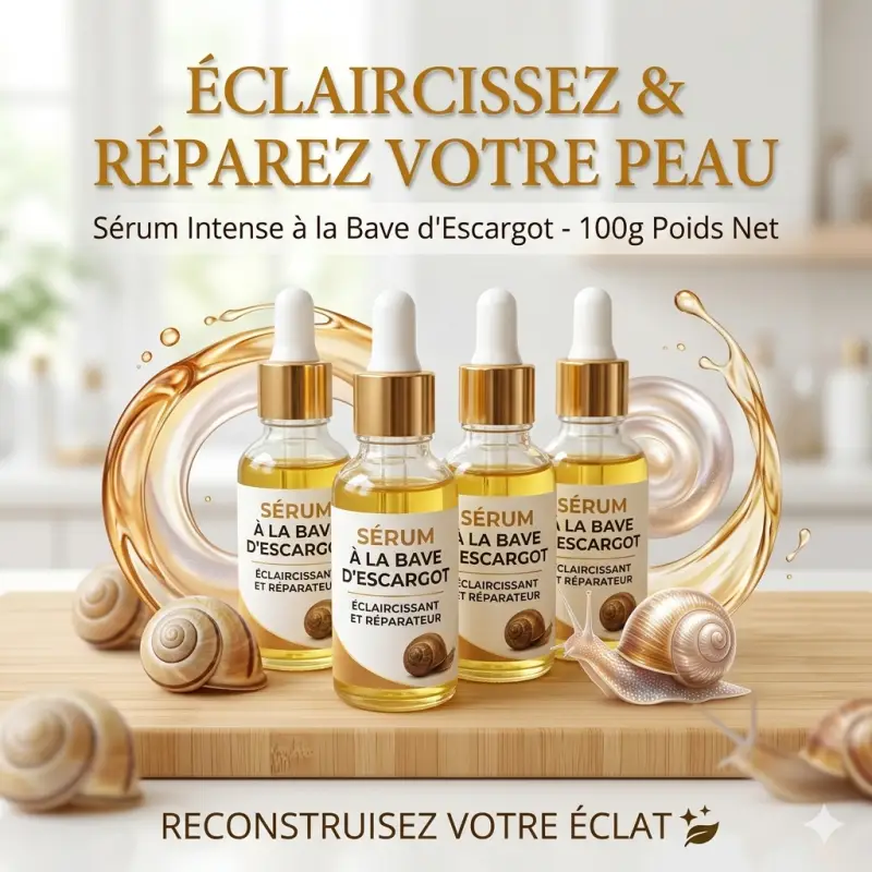 Sublimez votre teint avec notre Sérum à la Bave d'Escargot