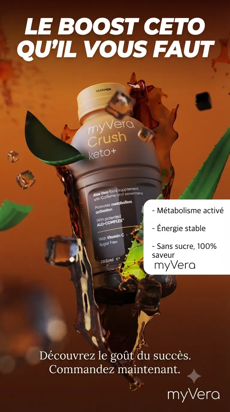 Boostez votre quotidien avec myVera Crush keto+,