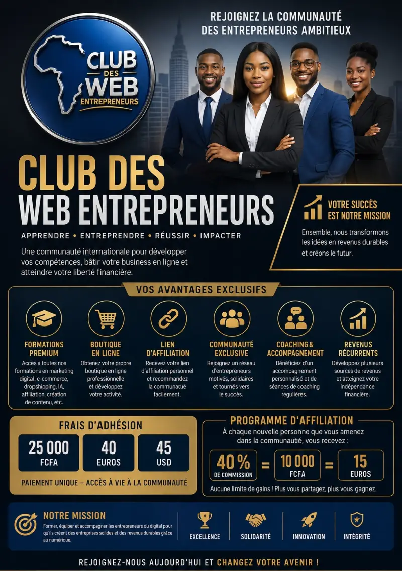 CLUB DES WEB ENTREPRENEURS (CWE)