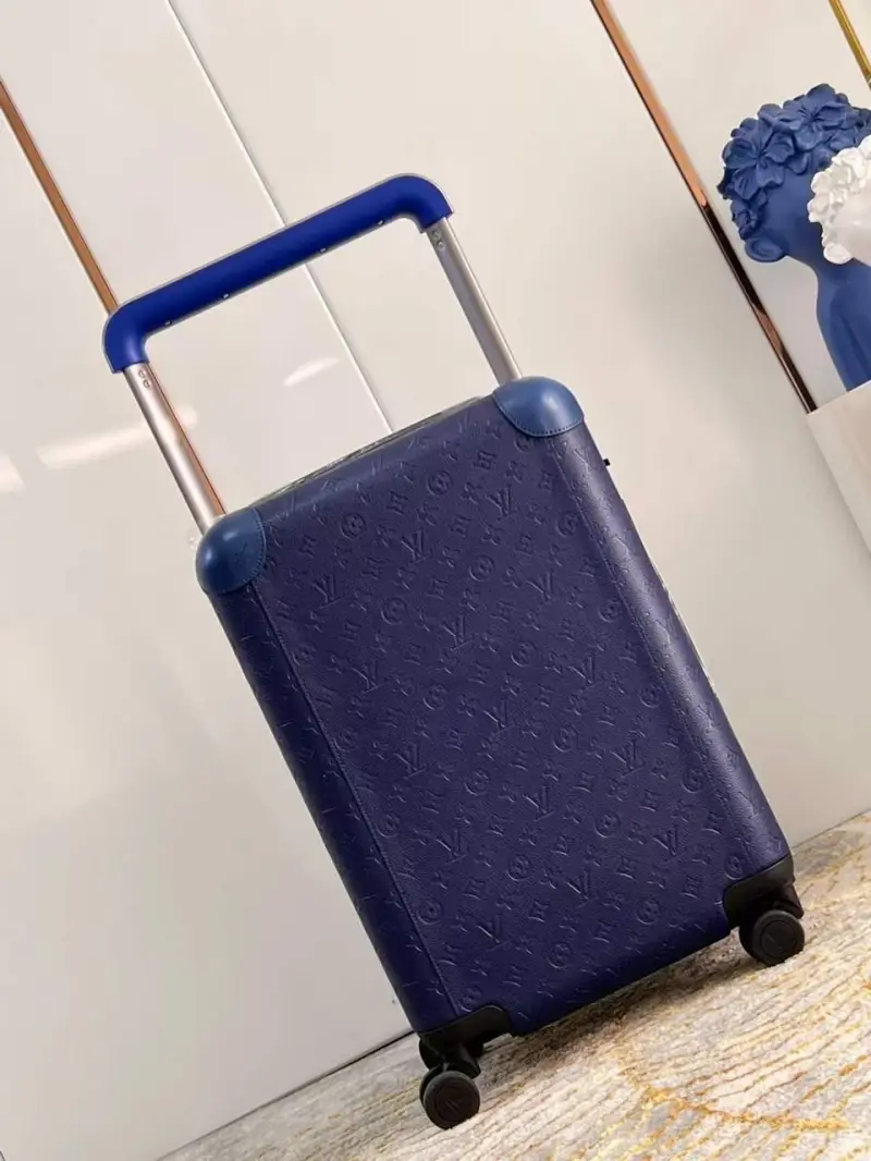Valise Rigide Bleue Monogram – Voyage Premium
