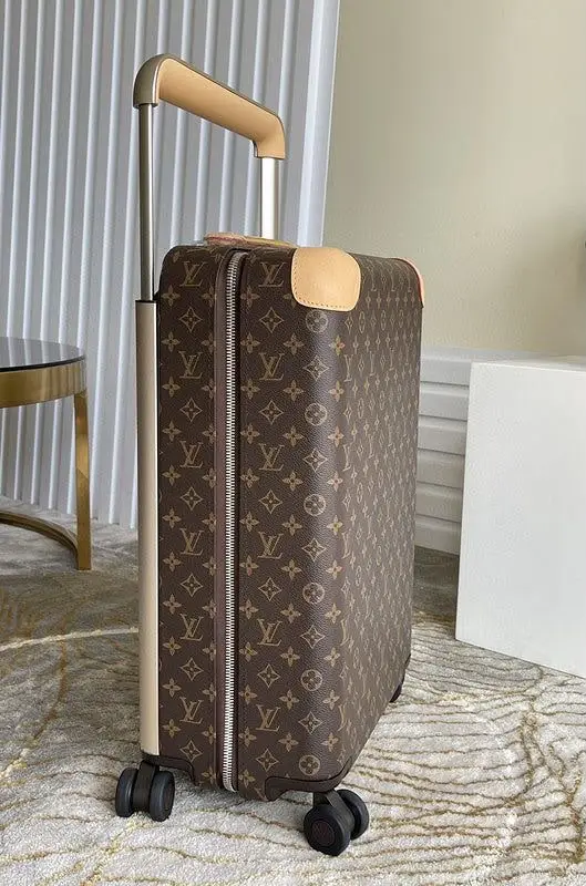 Valise Marron Monogram – Format Cabine Élégant