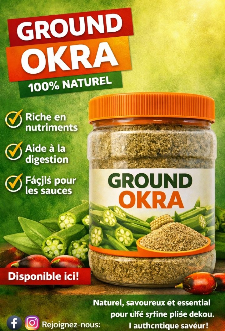 Ground Okra – 100% Naturel